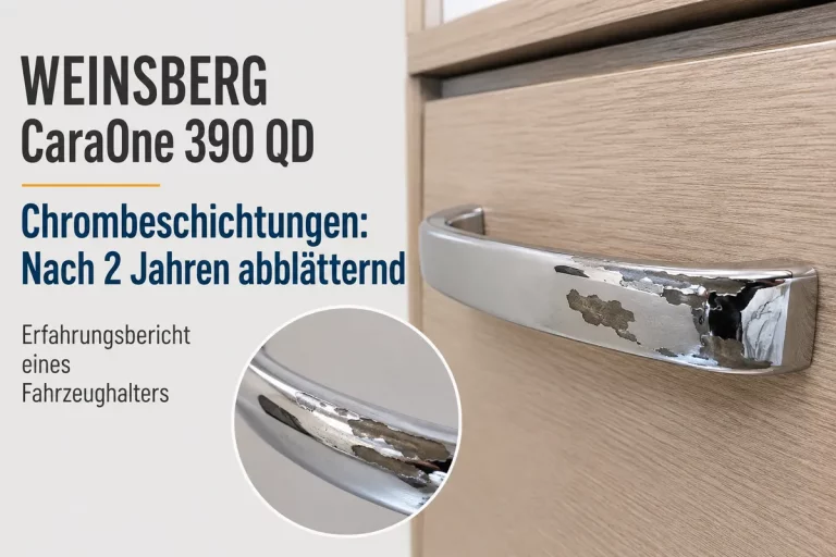 Weinsberg CaraOne 390 QD - Chrombeschichtungen